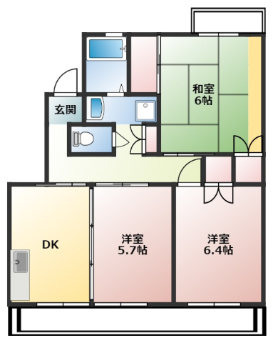 サンシャインの間取り