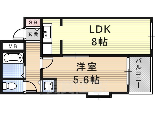 オーキッド武庫川の間取り