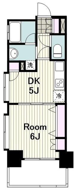 横浜市港北区新横浜のマンションの間取り