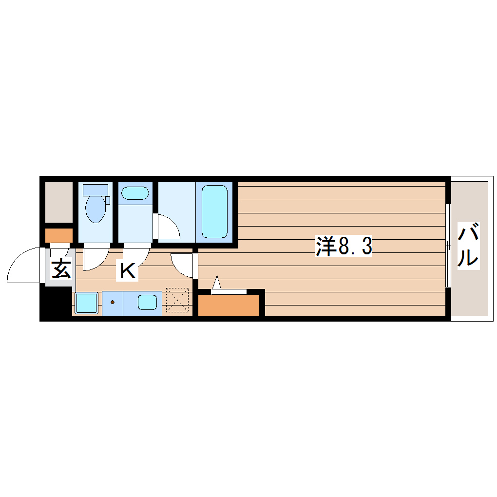 BUENA川端町4丁目弐番館の間取り