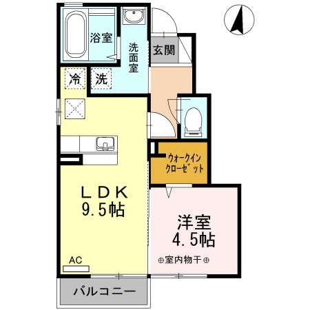 コスモ吹上Ｂの間取り