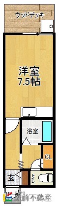 グリーンリーフ７番館の間取り