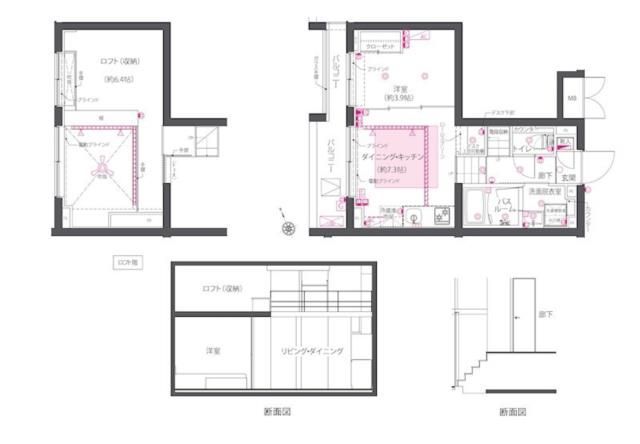 ＺＯＯＭ西早稲田の間取り