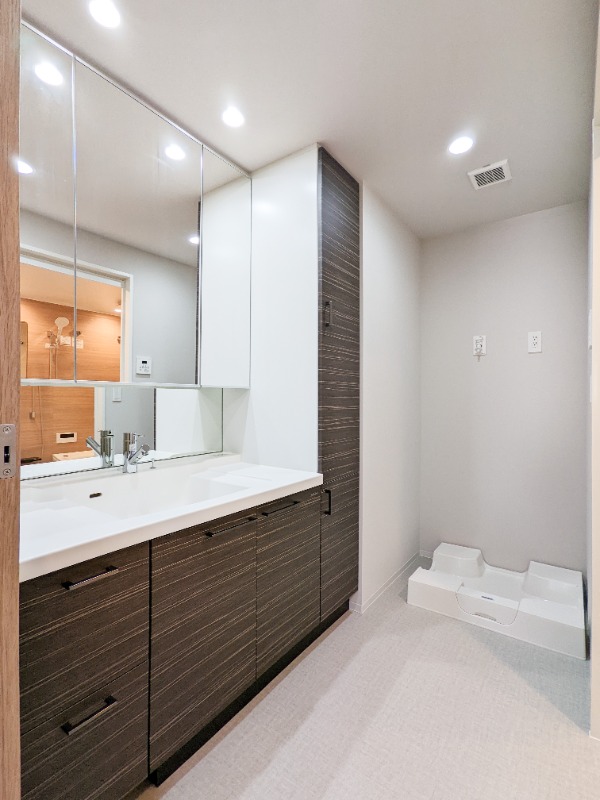 洗面設備　図面と現状に相違がある場合には現状を優先