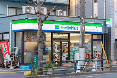 コンビニ　ファミリーマート 北区上十条一丁目店（コンビニ）まで487m