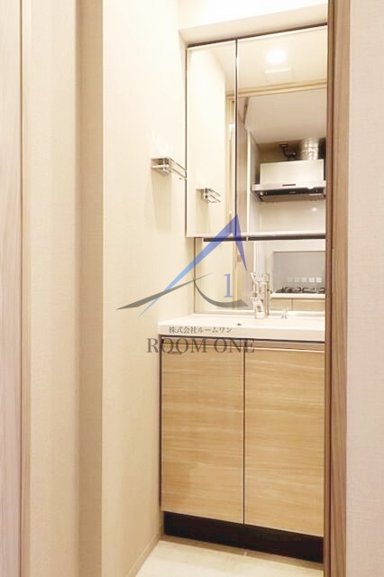 洗面設備　洗面台です。