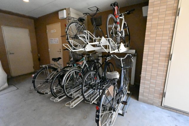 駐車場　駐輪スペースです