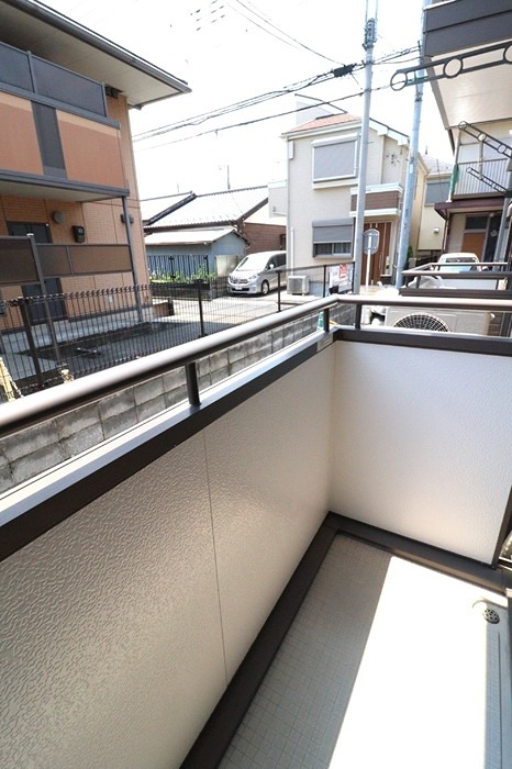 バルコニー　南西向きです。