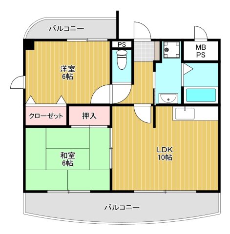 フェリスメンテ狩口台の間取り写真