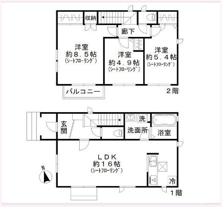 Auraの間取り写真