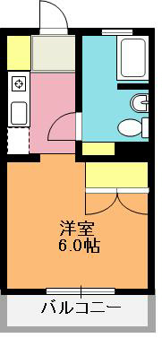ＪＲ高崎線 上尾駅 徒歩4分 3階建 築43年の間取り写真
