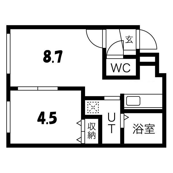 EXCEL学園前の間取り写真