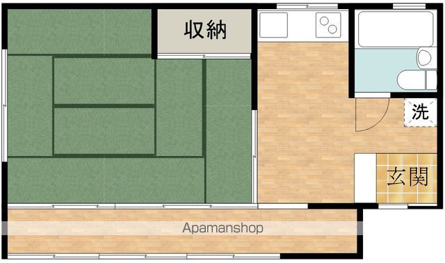 千代田貸家の間取り写真