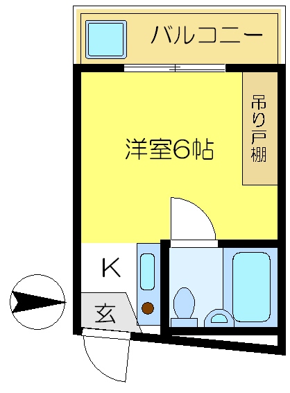 サンアビコ東マンションの間取り