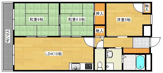 エスポワール舟入の間取り