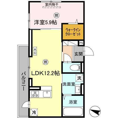 S＆T Grace Square（エス＆ティ グレース スクエア）の間取り