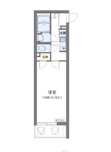 神奈川県川崎市宮前区宮崎（マンション）の賃貸物件の間取り