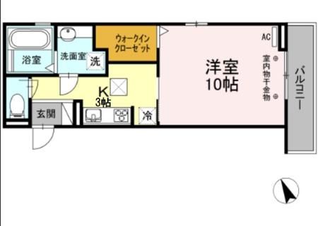 アンファン　ナッツの間取り