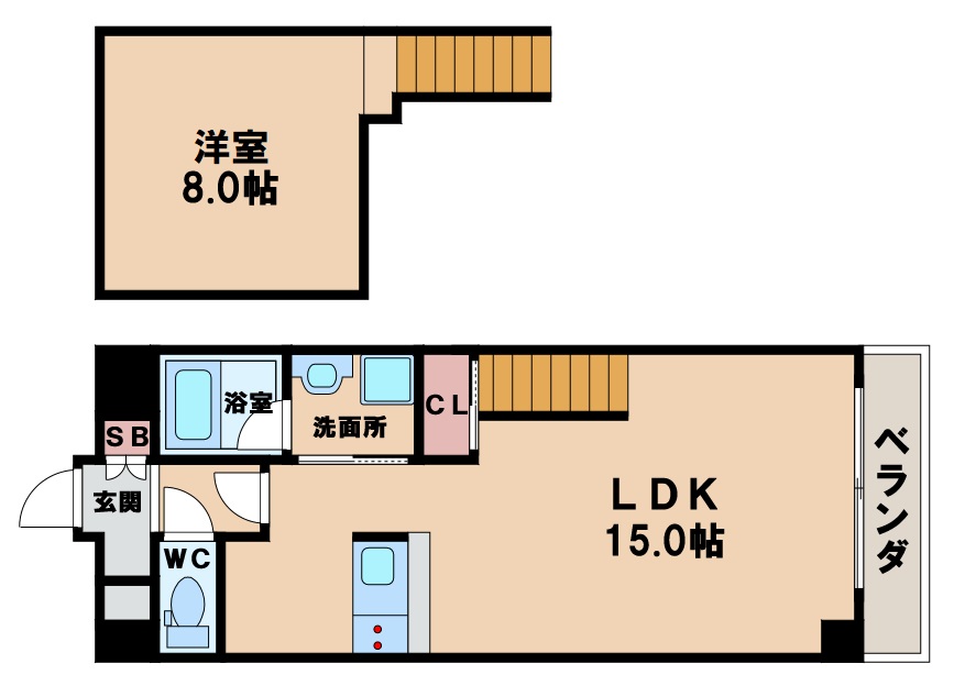 アグライア帝塚山の間取り