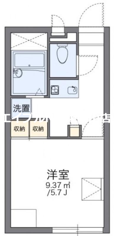 レオパレス都の間取り