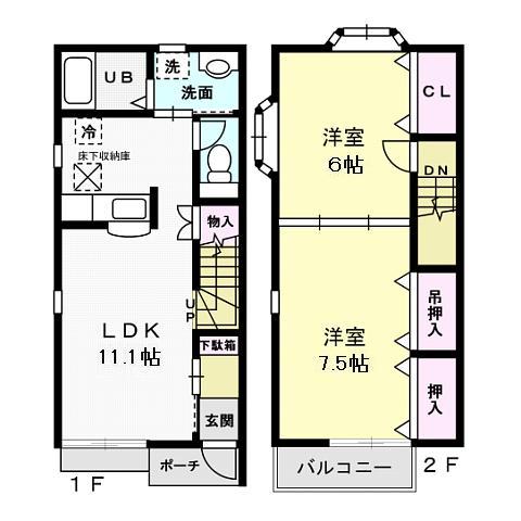 アーバンステージ　IIの間取り