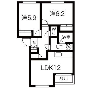 柊一番館の間取り