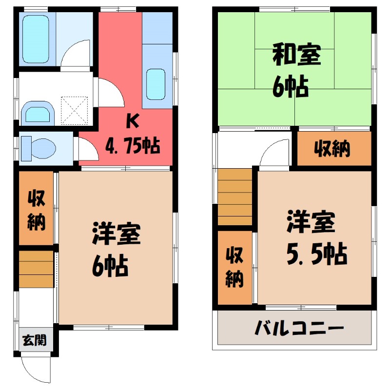 アレストセント Cの間取り