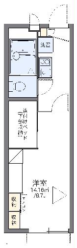 レオパレスさくらの間取り