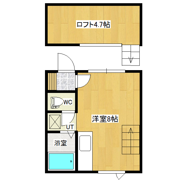 メゾンド市田Ａの間取り