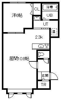 ファーストスター芦別Ｂの間取り