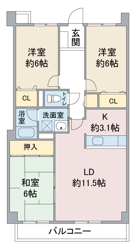 グランハートの間取り