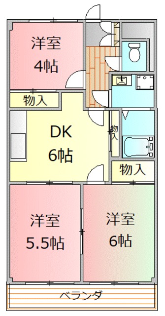 【ロイヤルカサブランカの間取り】