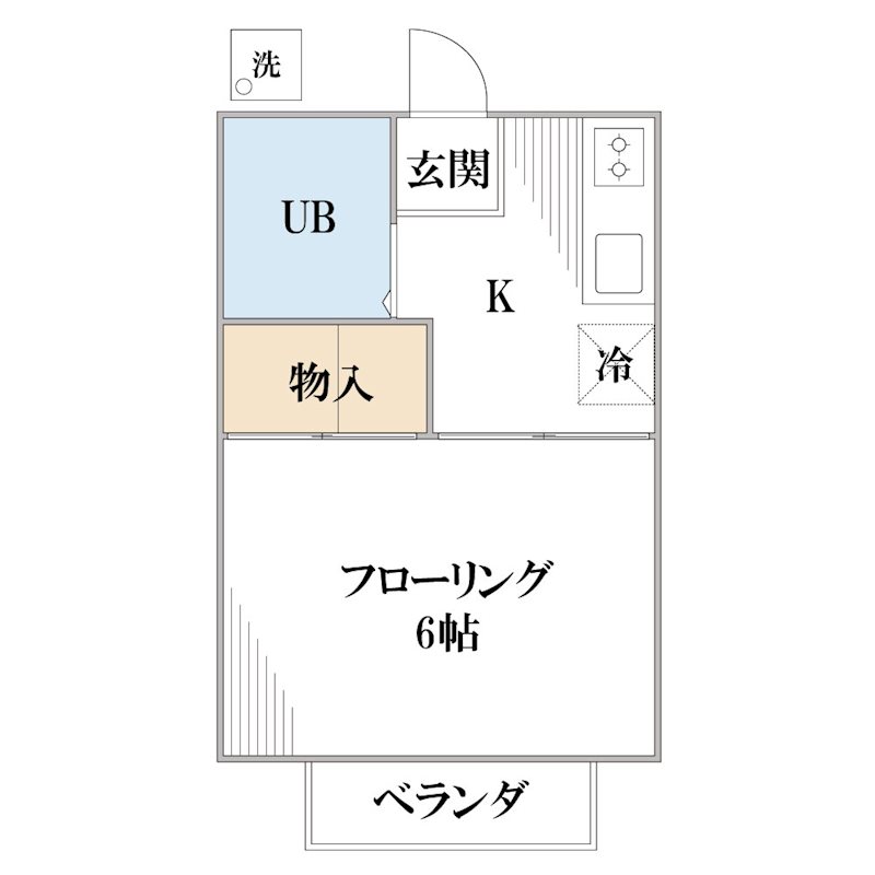 コーポ石川の間取り