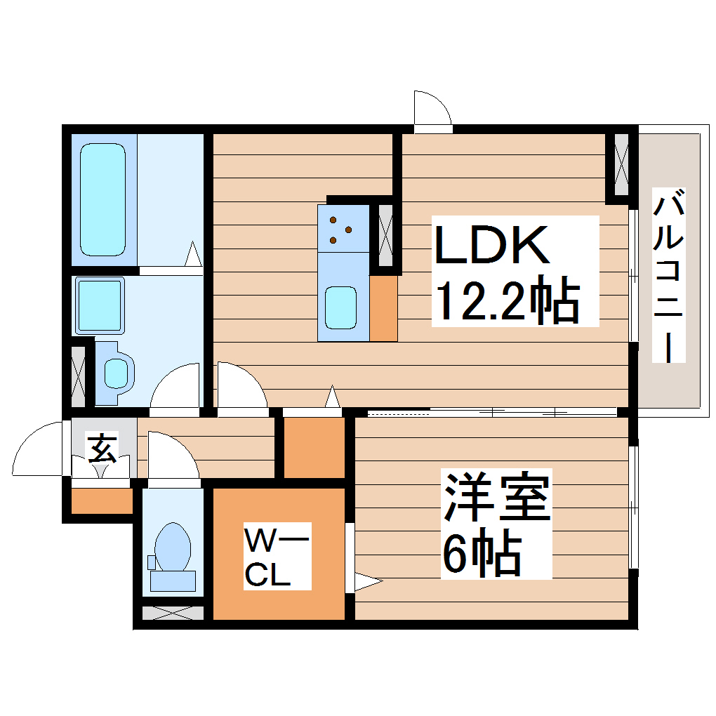 ガーデンコートAIHARAの間取り