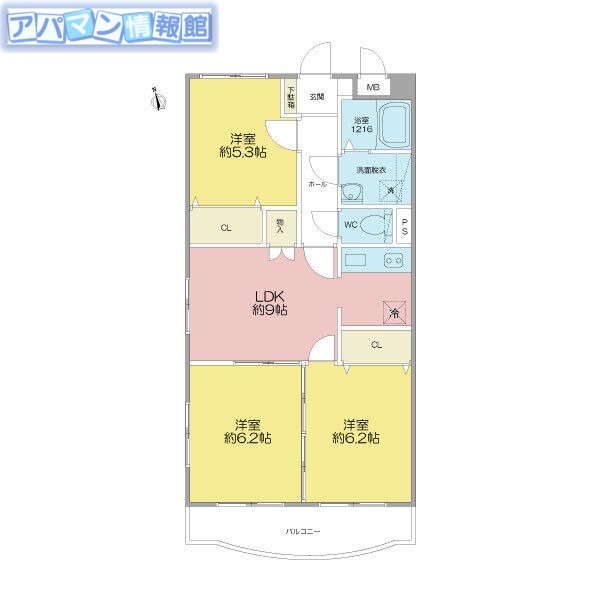 コートハウス善久の間取り