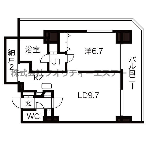 グランドタワー札幌の間取り