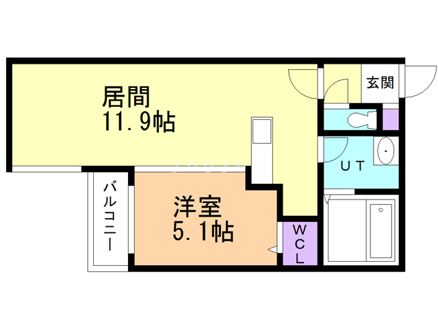 クレステージ西岡の間取り