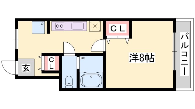 ジュネス伊伝居IIの間取り