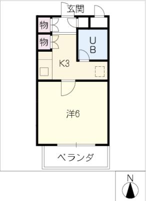 シングルマンションまことの間取り