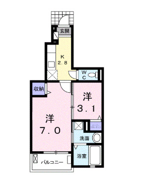 パールメゾン三番館の間取り