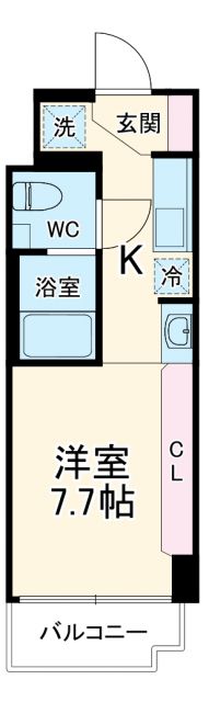 エクサハイツ元住吉の間取り