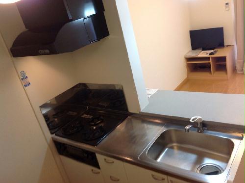 洗面設備　ガスコンロは３口あります。お料理も楽しくできますよ。