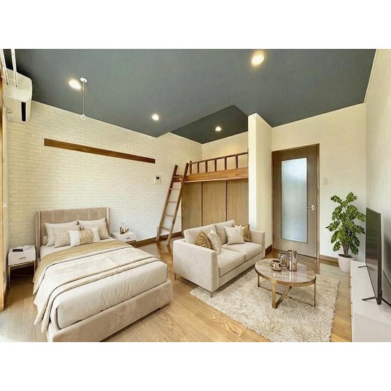 居室・リビング　画像はＣＧ加工しており家具・家電・小物は付帯しません