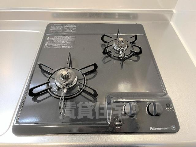 キッチン　2口コンロ付き（イメージ）