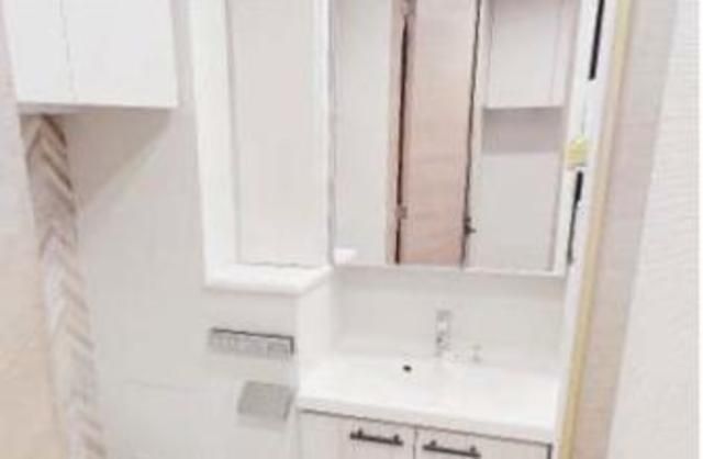 洗面設備　建築中