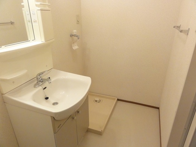 洗面設備　洗面室　室内洗濯機置き場