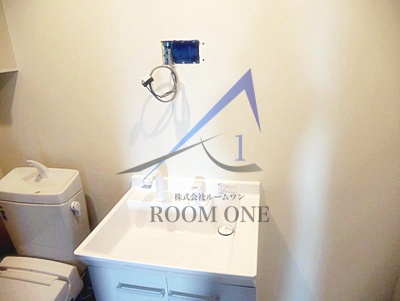 洗面設備　洗面台です。