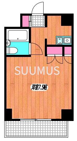 ＪＲ中央線 大久保駅 徒歩9分 10階建 築38年の間取り写真