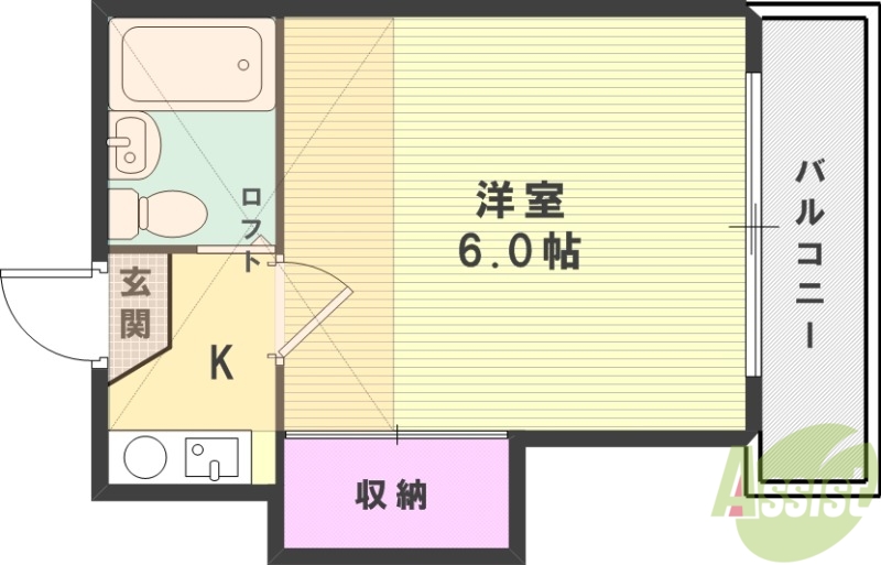 Smile大久保の間取り写真