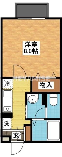 ビューコーポHARUの間取り写真